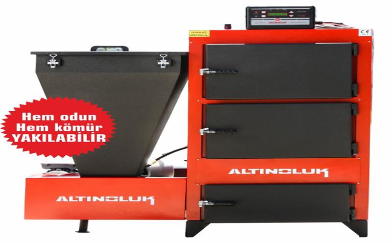 Altınoluk 5 Geçişli Bafıllı otomatik yüklemeli Katı Yakıtlı kat kaloriferi