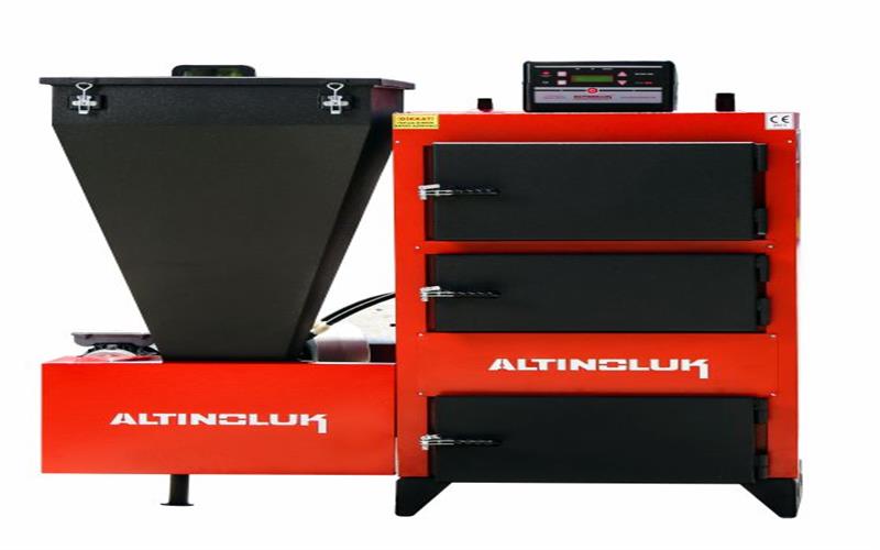 Altınoluk 3 Geçişli otomatik yüklemeli Katı Yakıtlı kat kaloriferi