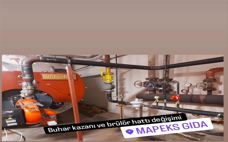 Mapeks Gıda Bilecik 1.Osb Doğalgaz Tesisatı